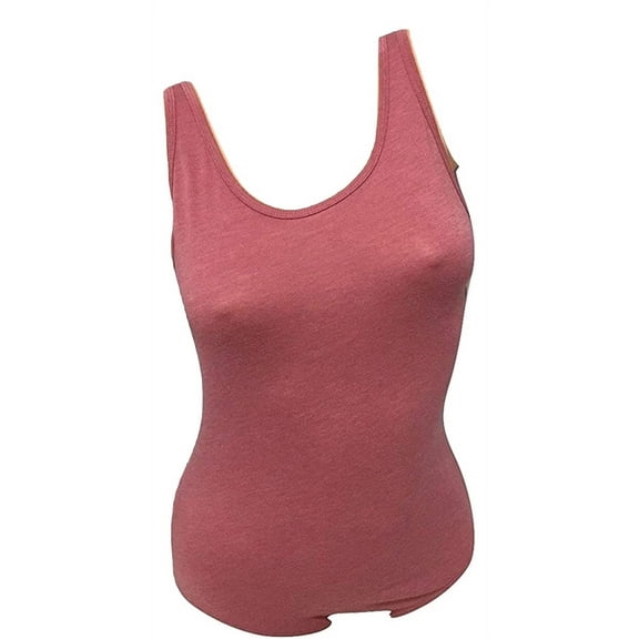 Victoria's Secret Pink Strappy Side Tank Bodysuit Color Soft Begonia Size Medium NWT