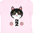 thumbnail image 4 of Inktastic 2nd Birthday Cat 2 Year Old Girl Girls Toddler T-Shirt, 4 of 5