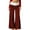 C-Red94, variant on DHFJKG Christmas Womens Pants Wide Leg Fuzzy Trim Elastic Waist Color Block Santa Velet Pants Classic Trousers