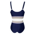 thumbnail image 4 of iTNHFP Bikini Swimsuits Women's High Waisted Bikini Sets Two Piece High Cut Bathing Suits Athletic Color Block Swimsuits, 4 of 5