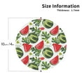 thumbnail image 3 of Bingfone Vintage Watermelons Leather Drinks Coasters With Set Of 6,Suitable For Home Kitchen,Coffee Cup Coasters Home Gift, 3 of 9