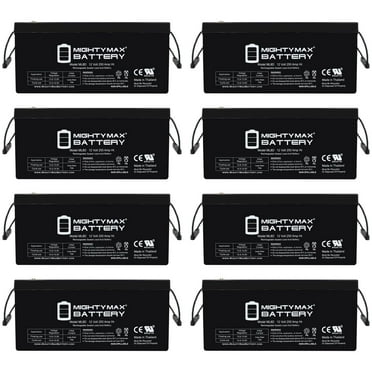 24V 1000Ah AGM Deep Cycle Battery Bank for OffGrid SolarWind - 8 Pack