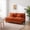 Orange, variant on Gexpusm Loveseat Cloud Couch,Corduroy Deep Seat Upholstered Modern Sofas,2-Seats Modular Sectional Sofa Comfy Couch for Living Room,Love Seat Couches for Bedroom,Apartment and Office,Green