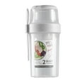thumbnail image 1 of Breakfast Salad Cup Multipurpose Portable Salad Shaker Cup for BBQ Work Dorm White, 1 of 8