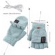 thumbnail image 4 of Guantes Térmicos Eléctricos Temperatura Ajustable Invierno Calentador Mano () Verde, 4 of 4