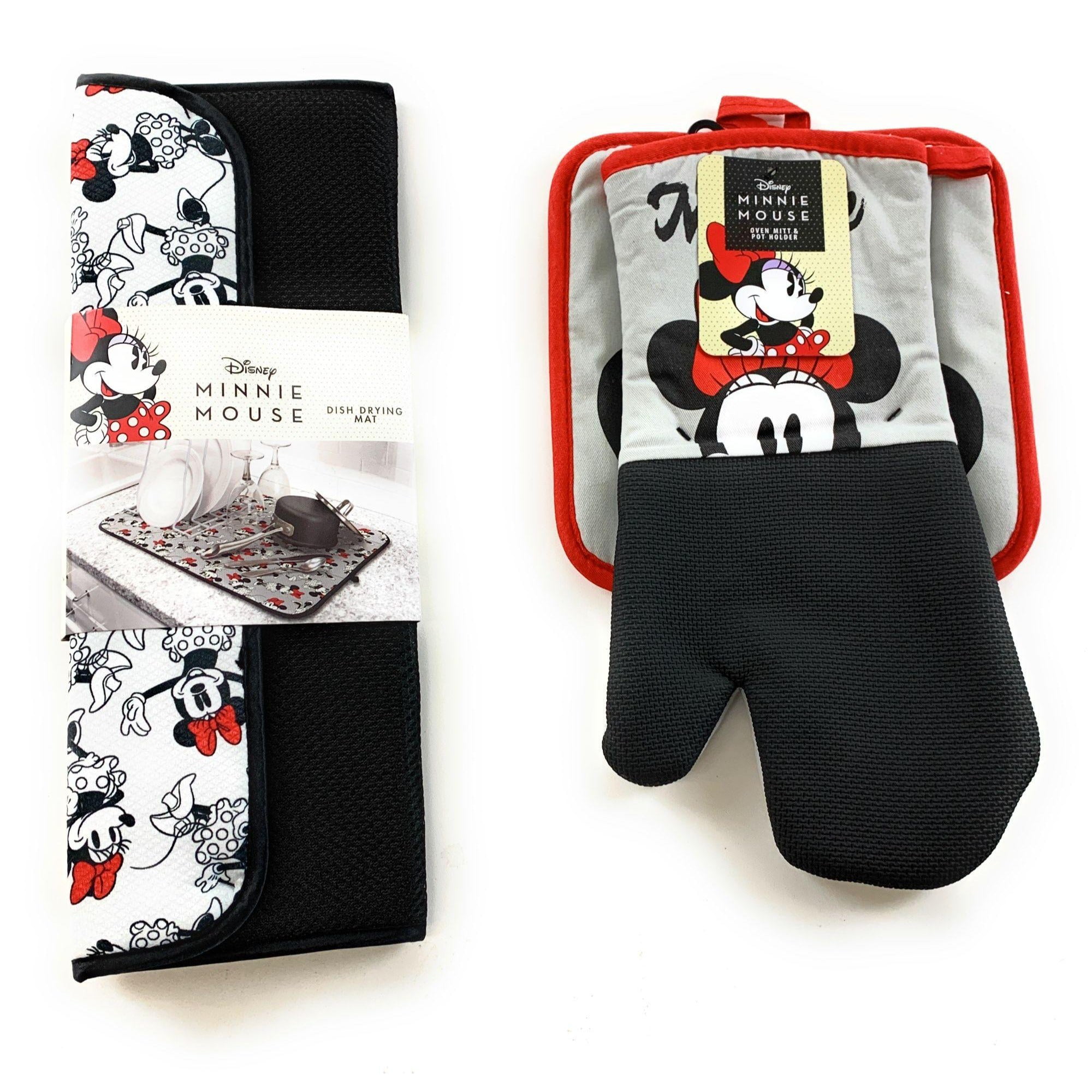 Disney Kitchen Gift Set! Oven Mitt + Towels + Cooking Tools! Mickey Mouse  Set with Gift Box!