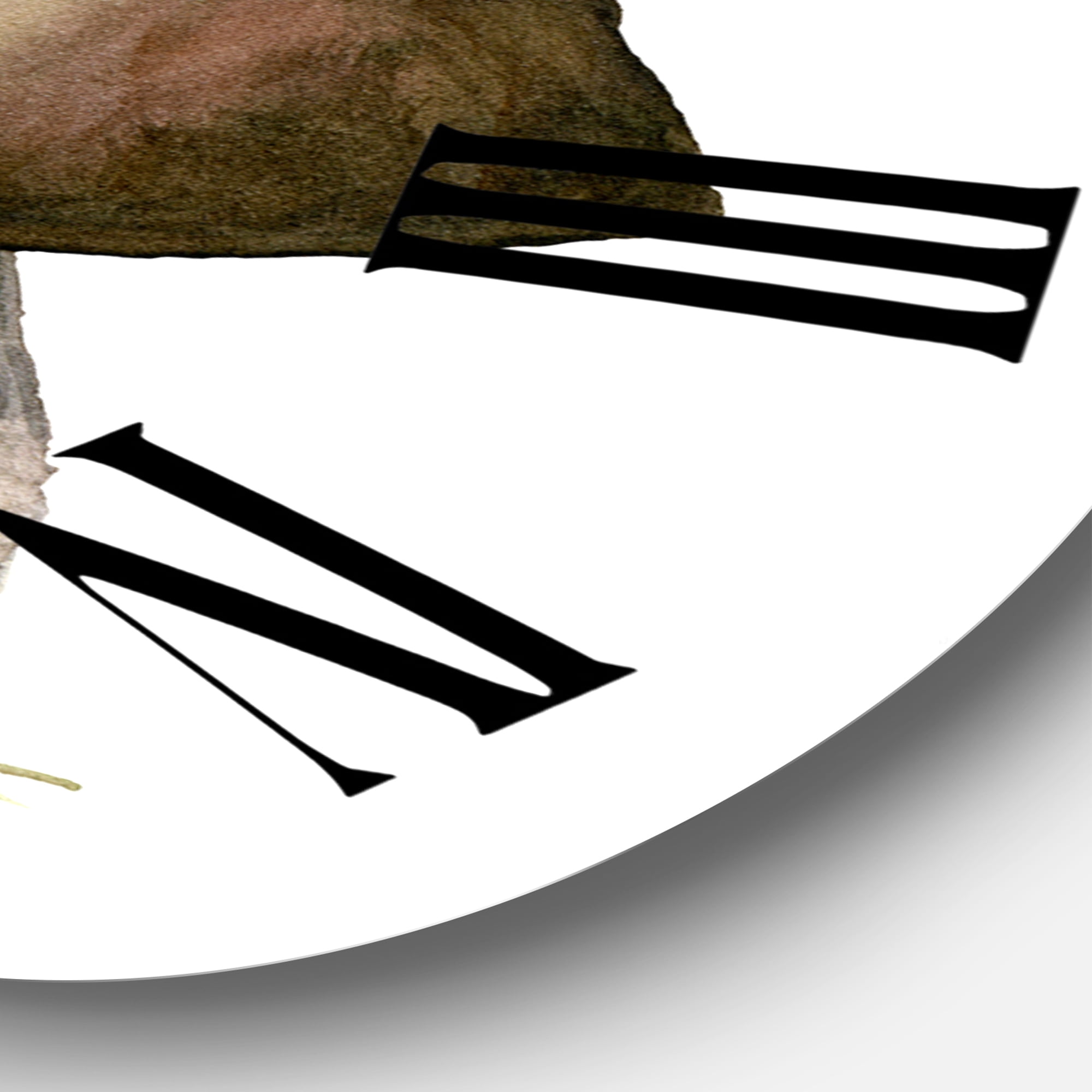 Designart 1 in Traditional Wall Clock