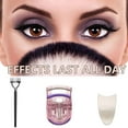 thumbnail image 4 of Viflosae up to 60% off Gifts 3 In 1 Eyelash Application Tool Kit | Eyelash Separator Metal Teeth Mascara Comb Portable Curler And Applicator Set Tweezers Extensions Clips Eyelashes Clearance Items, 4 of 8