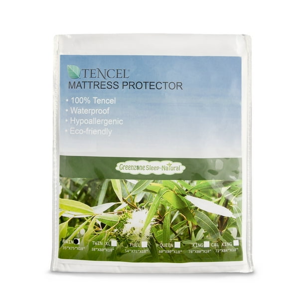 Greenzone Tencel Waterproof Mattress Protector, TwinXL