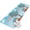 Blue, variant on Runner Rug 15.7"x47.2", Let's Go Camping Non Slip Backing Floor Mats Area Rugs, Absorbent Muddy Dirt Trapping Carpet for Hallway Entryway Kitchen Bedside Living Room Modern Camper Van Trees Blue Sky