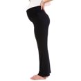 thumbnail image 3 of Jchiup Pantalon de Détente Confortable Polyvalent à Jambe Droite Grand pour Femmes Enceintes Pantalon de Grossesse, 3 of 4