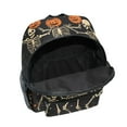 thumbnail image 6 of FORMRS School Backpack with Front Zippered Pocket 12" Elementary Student Travel Daypack, Black Halloween Dancing Skeleton, 6 of 6