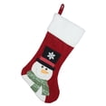 thumbnail image 4 of Medias navideñas calcetines para chimenea calcetín suministros para fiestas medias navideñas decoración navideña para festivales chimenea pared navide , muñeco de nieve, 4 of 10
