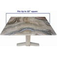 thumbnail image 5 of Edge Fitted Square Elastic Tablecloth, Marble Pattern Printed on Elastic Polyester Table Cloth, for Indoor Outdoor Party Decor, Fit for 34" x 34"Square Table, 5 of 5