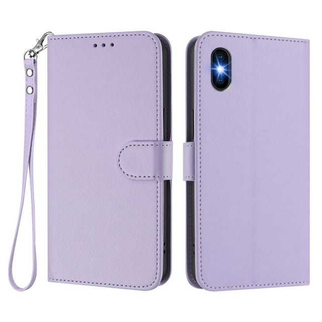 Funda Cartera GANGXUN para iPhone X/Xs – Cierre Magnético, Protección RFID, Correa Desmontable, Compatible con Carga Inalámbrica