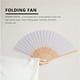 thumbnail image 3 of 200Pzs /Lote Blanco Abanico de Mano Papel Elegante Plegable Favores del Banquete de Boda 21cm (Blanco), 3 of 5
