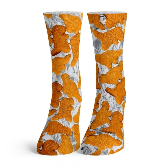 Function - Kids Dinosaur Chicken Nugget Tall Crew Food Socks