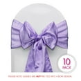 thumbnail image 3 of Your Chair Covers - 10 Pack Satin Sashes Lavender, 3 of 3