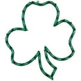 thumbnail image 3 of Northlight Lighted St. Patrick's Day Irish Shamrock Window Silhouette - 17", 3 of 10