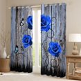 thumbnail image 2 of Castle Fairy Butterfly Rose Curtains Pack of 2 (42x84 Each),Romantic Curtains Blackout, 2 of 6