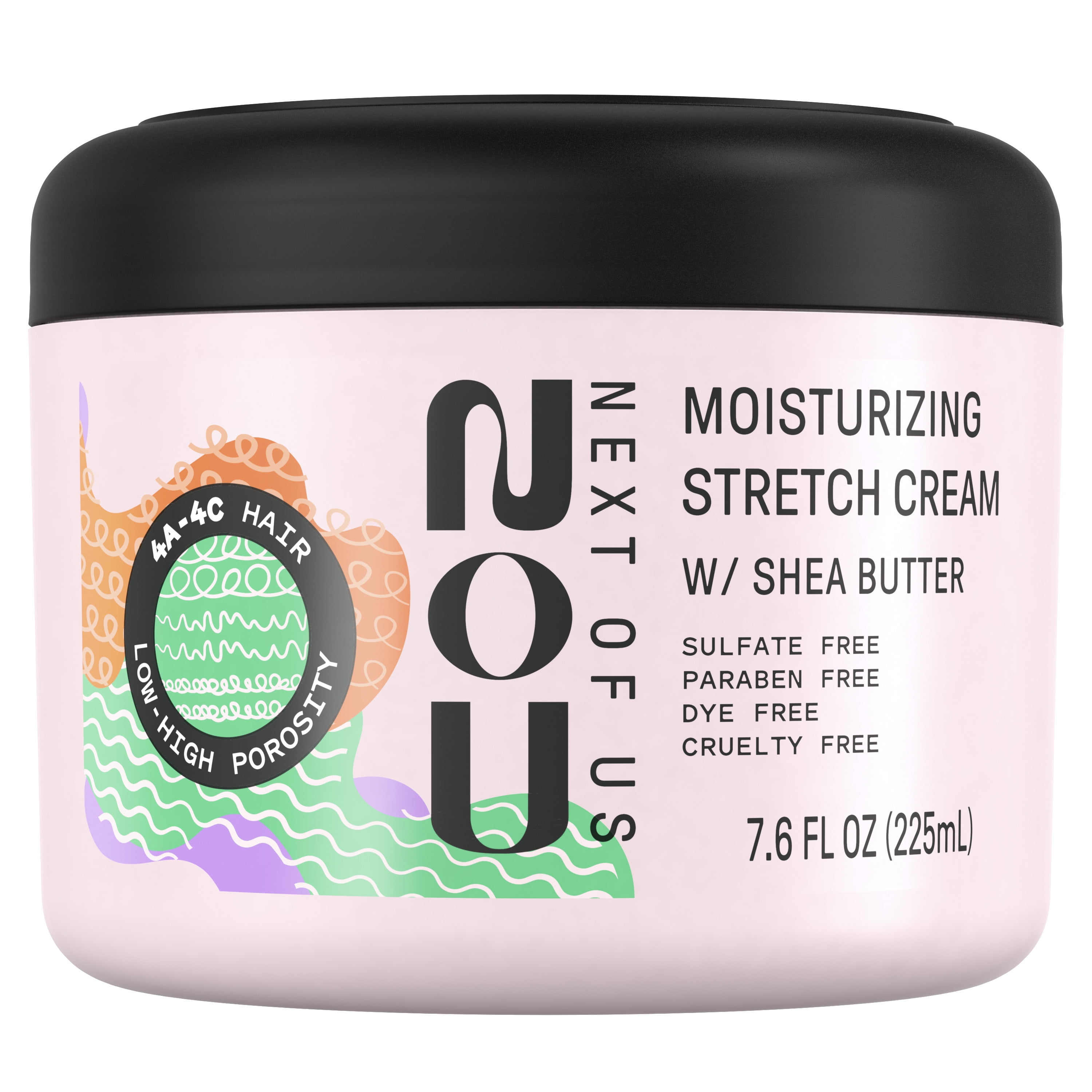 (3 pack) NOU Moisturizing Stretch Cream, for Coily Hair, 7.6 fl oz