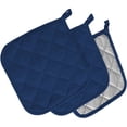 thumbnail image 1 of 3pcs Pot Holders Heat Resistant Potholders Cotton Hot Pot Pad Firm Grip Pot Coaster Dining Table Mat Coaster Pot Holders Set Kitchen Tool for Cooking Baking, 1 of 10