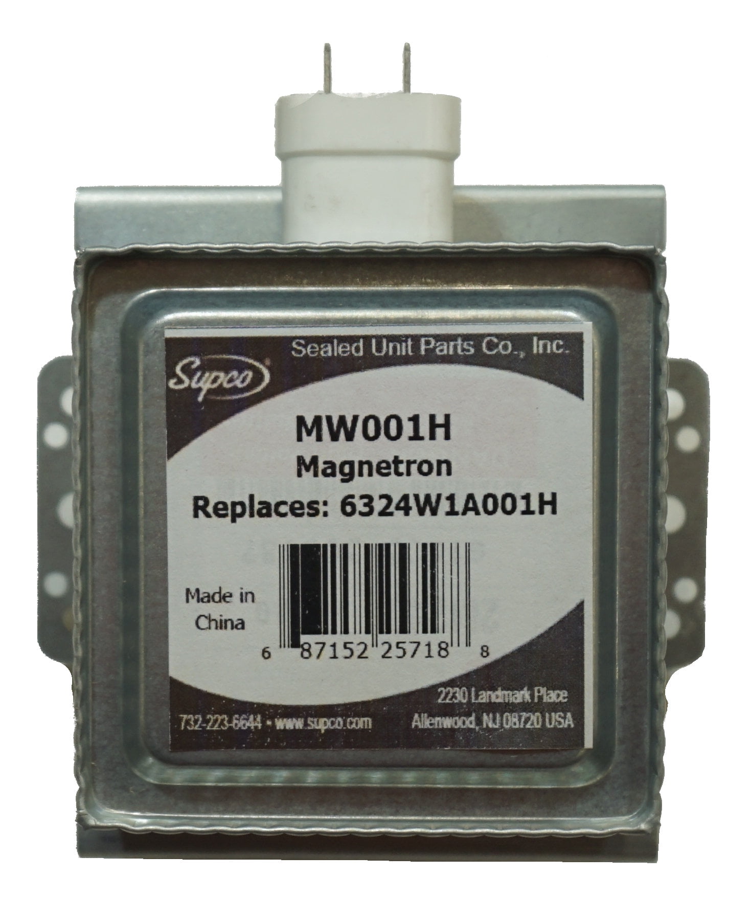 Microwave Magnetron, 2450 MHz, 1000 Watts for LG, MW001H, 6324W1A001H