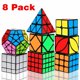 thumbnail image 1 of Juego de cubo de velocidad, cubo mágico paquete 2x2 3x3 4x4 pirámide-juguete rompecabezas cubo-conjunto de 8,11 Afortunado Sencillez, 1 of 3