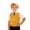 Yellow, variant on Boys Girls Knit Vests,Kids Preppy Casual Cable Knit Sleeveless V-Neck Cartoon Embroidered Knit Vest Tops