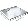 thumbnail image 5 of Stainless Steel Cutting Board Over The Sink Kitchen Countertop Protector Rust-Resistant Dishwasher Safe Scratch-Proof Multi-Functional Chopping Board, 5 of 5