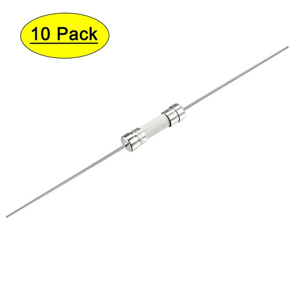 Slow Blow Fuse Time Delay Wire Ceramic Fuses 5mm x 20mm 250V T4A, 10Pcs