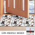 thumbnail image 3 of French Bulldog Footprint Door Rugs,Washable Non Slip Door Mats Indoor,Decorative Door Mats,Entry Mat Indoor for Entrance,Bedroom,Kitchen,Bathroom,17"x30", 3 of 6