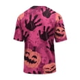 thumbnail image 6 of Halloween Shirts for Men Funny Pumpkin Ghost Graphic Halloween T Shirts Round Neck Short Sleeve Halloween Costumes, 6 of 6