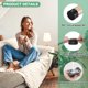thumbnail image 2 of Uxcell 16-Pack Protectores de Piso para Patas de Silla, Copas de Silicona de 1.18-1.41 Pulgadas, Almohadillas de Muebles de Fieltro, Fundas para Patas de Silla [Negro], 2 of 7