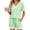 Fern Green, variant on Two Piece Sets for Women Summer Lounge Short Sets V Neck Color Block Casual Summer Sweatsuit with Pocket