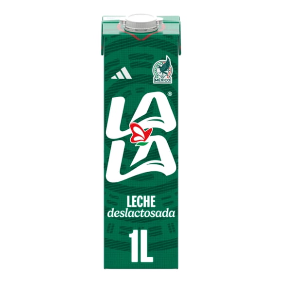 Leche Lala UHT deslactosada y semidescremada reducida en grasa 1 l