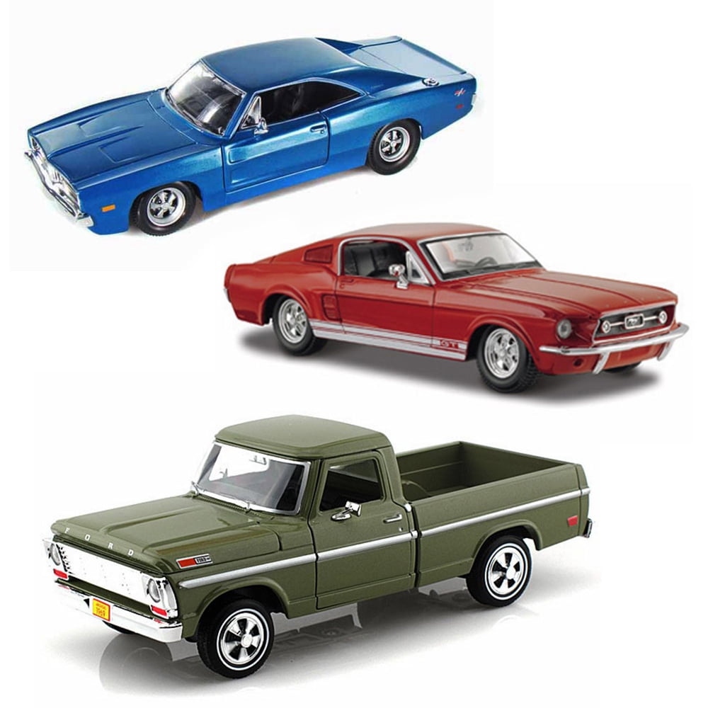 Best of 1960s Muscle Cars Diecast Set 80 Set of Three 1/24 Scale