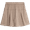 Khaki Pleated, variant on Girls School Uniform Skirt - Active Performance Scooter Skort for Girls, 4-16