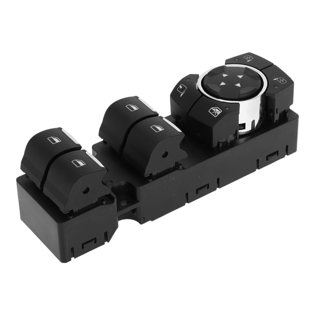 Interruptor de ventana eléctrica Unique Bargains No.DG9Z14529CA para el lado del conductor delantero izquierdo para Ford Expedition Fusion Negro