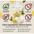 thumbnail image 4 of Lucent Globe Dishwashing Detergent Sheets, Dish Soap & Dishwasher Tablets Alternative. Plant-Based, Eco-Friendly, Fully Biodegradable, Lemon Scent, 4 of 6