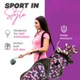 thumbnail image 7 of Womens Golf - Taboo Fashions 14 Way Lightweight Ladies Cart Bag (Poppin' Bottles), 7 of 7
