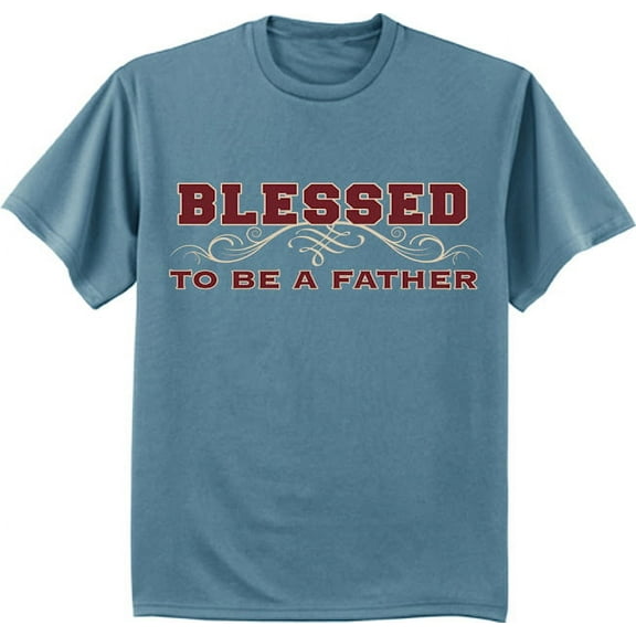 Blessed Father Mens Tee Shirt Dad Gifts