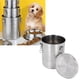 thumbnail image 1 of Contenedor De Almacenamiento De Alimentos Para Mascotas De Acero Inoxidable, Recipiente Hermético Con Hebillas A Prueba De Fugas, Recipientes Grandes De Metal Para Almacenamiento, 1 of 7