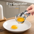 thumbnail image 4 of Egg Beater Egg Beater Mixer Egg Separator for Yolk, Stainless Steel Yolk and Egg White Divider, Kitchen Tool for Cake Baking and Cooking, Efficient and Easy to Use Egg Mixer Clearance, 4 of 8