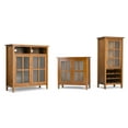 thumbnail image 6 of Simpli Home Warm Shaker 23" High Wine Rack Cabinet in Light Golden Brown, 6 of 9
