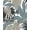Bluestone & Grey, variant on NextWall Bluestone & Grey Laguna Leaf Peel and Stick Wallpaper - 20.9 in. W x 18 ft. L Roll