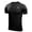 Black, variant on KELME Men's Athletic T-Shirt Short Sleeve - Running Quick Dry Crew Neck Tee