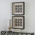 thumbnail image 4 of Uttermost Geode Fir Glass Fabric and Stone Wall Art in Black and Natural, 4 of 4