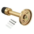 thumbnail image 3 of Uxcell Door Stopper with Rubber Tip Zinc Alloy Brushed Gold Tone, 3 of 5