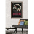 thumbnail image 2 of MLB Arizona Diamondbacks - Neon Helmet 23 Wall Poster, 22.375" x 34" Framed, 2 of 6